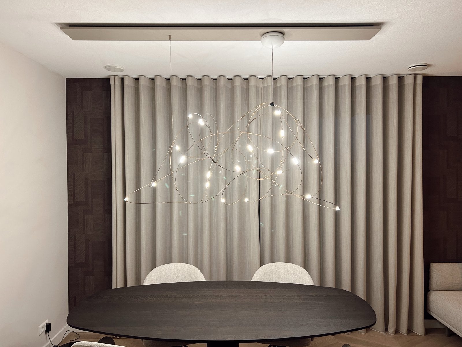 Moooi Flock of Light 21 LED Hanglamp - Modern Design, Ophalen, Zo goed als nieuw, Metaal, Overige fittingen