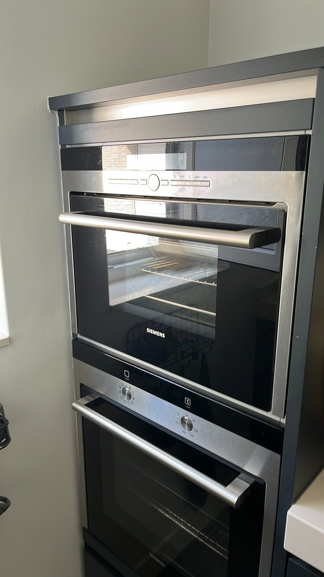 Combi stoomoven oven siemens keukentoren, Ophalen, Gebruikt, Hete lucht, Siemens