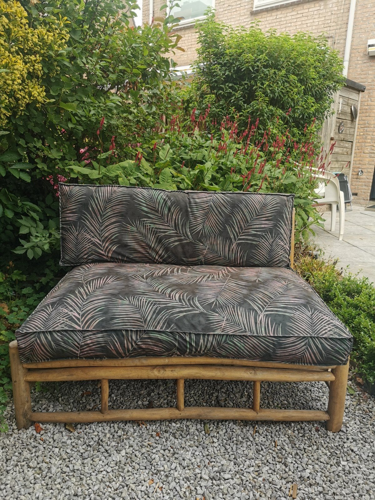 2 persoons tuinbankje, Ophalen, Hout