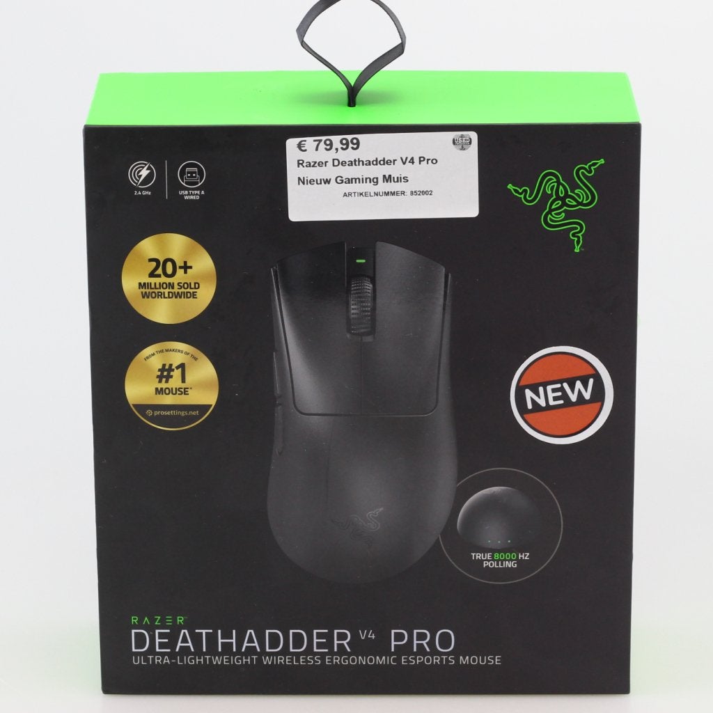 Razer Deathadder V4 Pro Nieuw Gaming Muis, Razer, Nieuw, Support@razer.com, Razer Inc.,
9 Pasteur,
Irvine, CA 92618,
United States