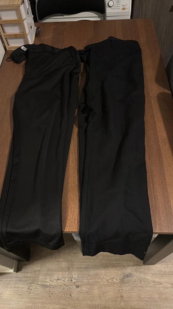 2 Pantalons, Kleding | Dames, Broeken en Pantalons, Zwart, Zo goed als nieuw, Lang, Ophalen