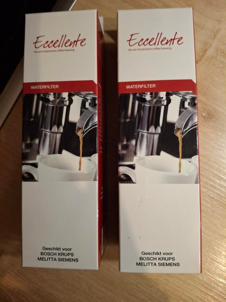 2 nieuwe waterfilters voor  koffiemachine, Ophalen of Verzenden, Nieuw