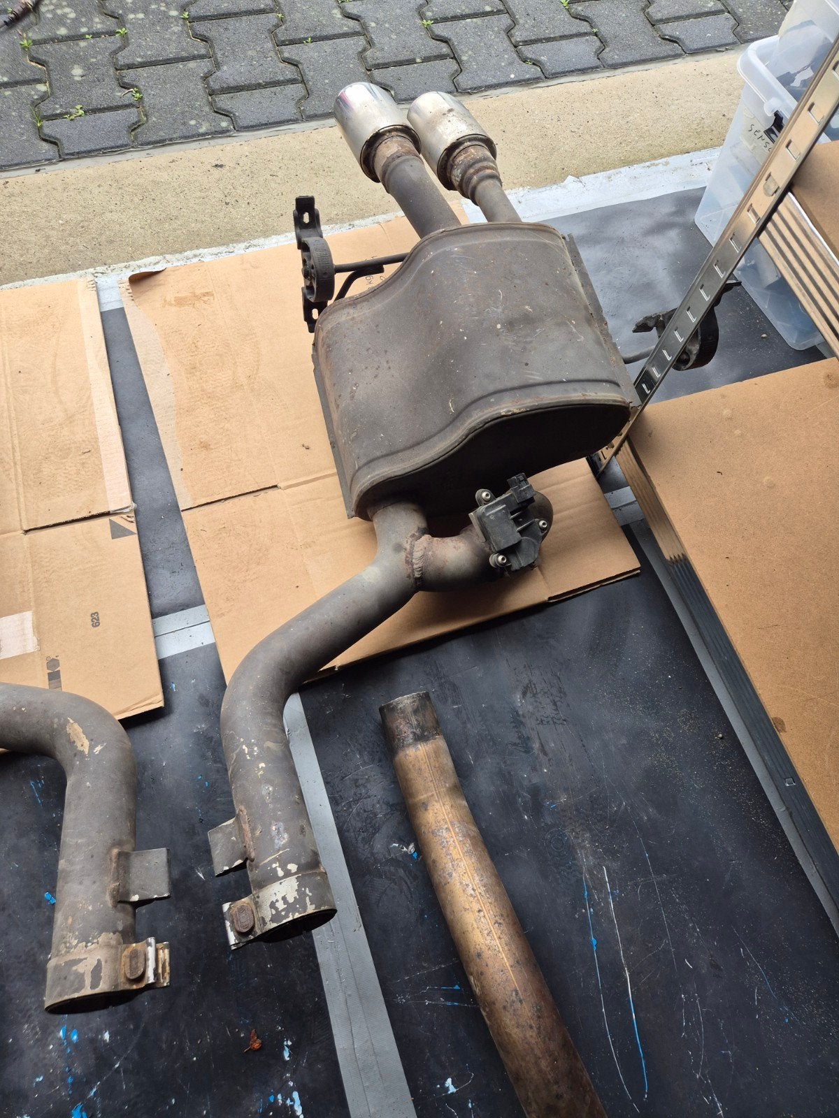 Uitlaatdempers met klep Maserati Quattroporte V M139 03-12, Maserati, -, -, Ophalen of Verzenden