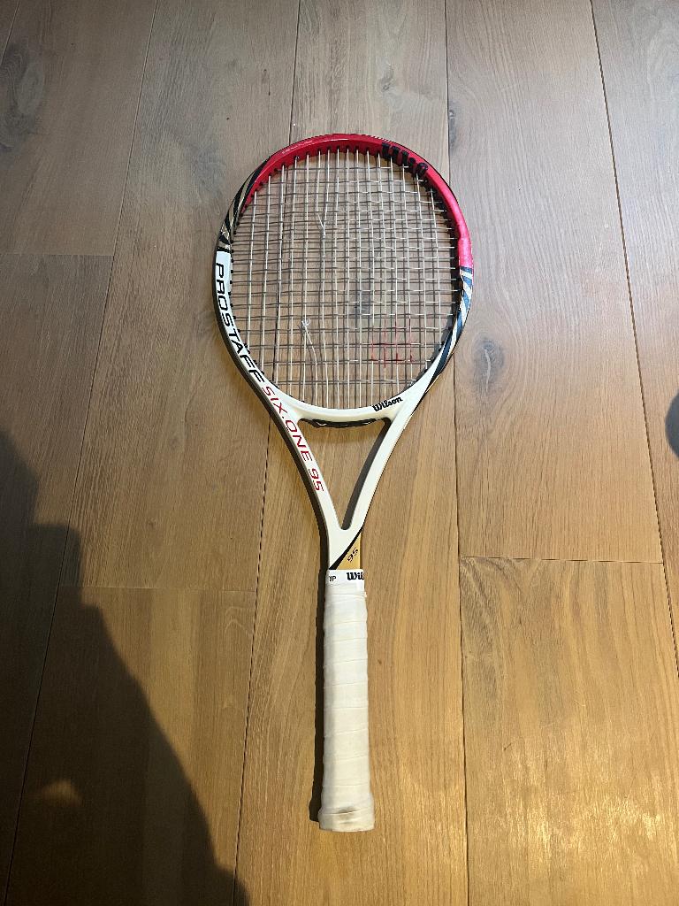 Wilson BLX Six One 95, L3 Roger Federer, Sport en Fitness, Tennis, Ophalen of Verzenden, Zo goed als nieuw, Wilson, Racket