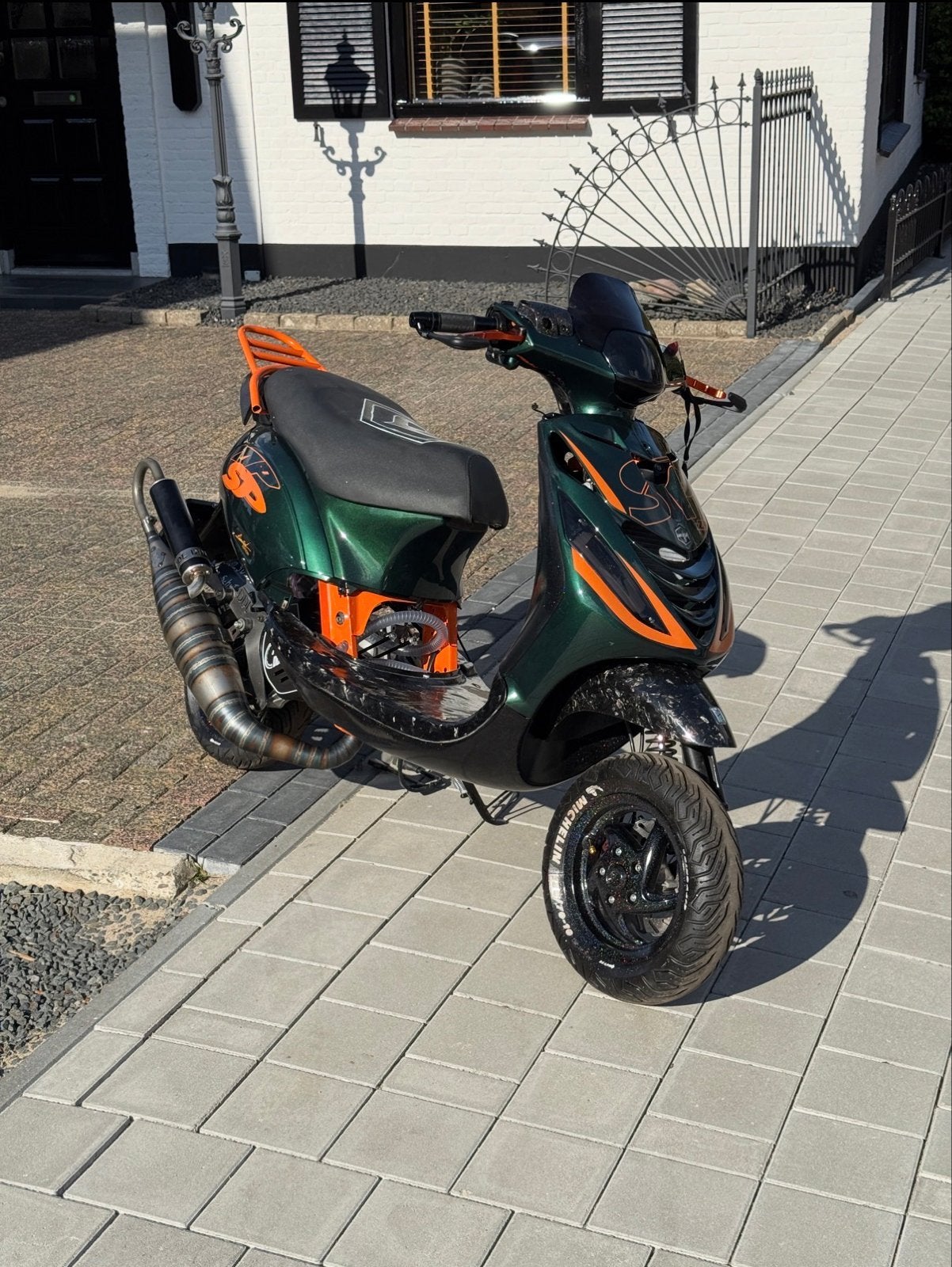 Piaggio Zip SP - Unieke Custom Build 183 stage 3+, Fietsen en Brommers, Scooters | Piaggio, Ophalen, Tweetakt, Gebruikt, Maximaal 45 km/u