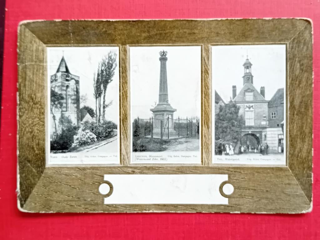 Ansichtkaart Varik - Leeuwen - Tiel, Ophalen of Verzenden, Gelderland