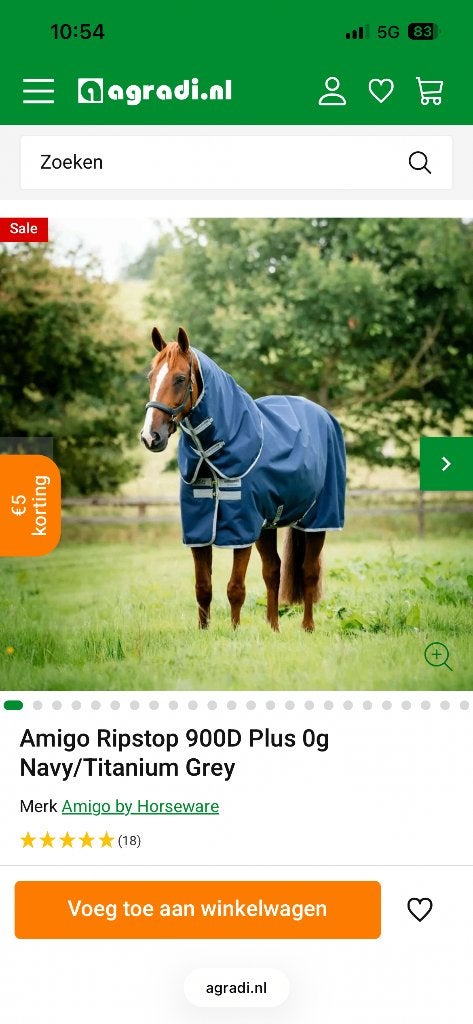 Amigo Ripstop 900D Plus 0g, Full (L), Afneembare hals, Ophalen of Verzenden, Zo goed als nieuw