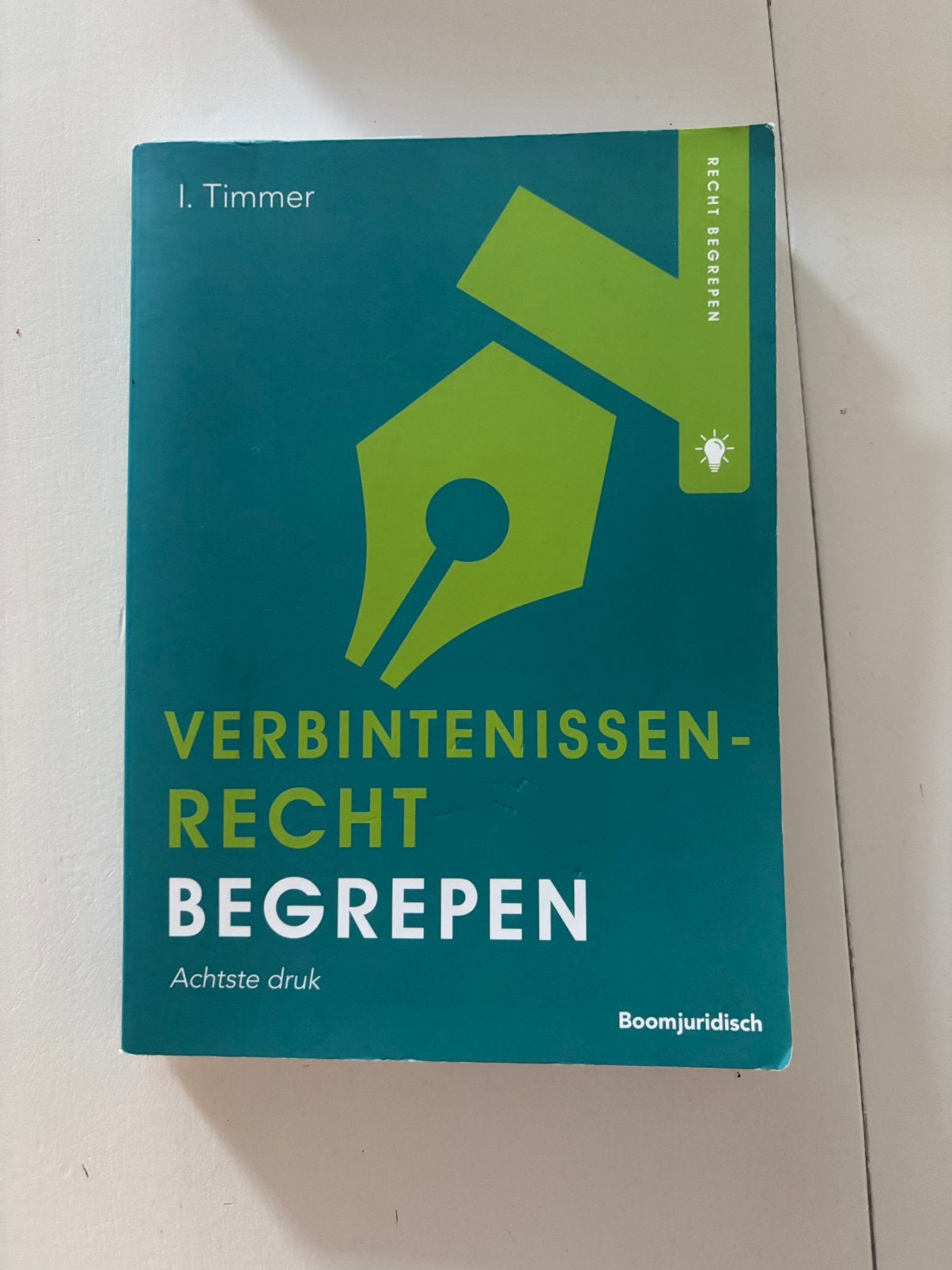 I. Timmer - Verbintenissenrecht begrepen, Boeken, Sociale wetenschap, Ophalen of Verzenden, Zo goed als nieuw, I. Timmer