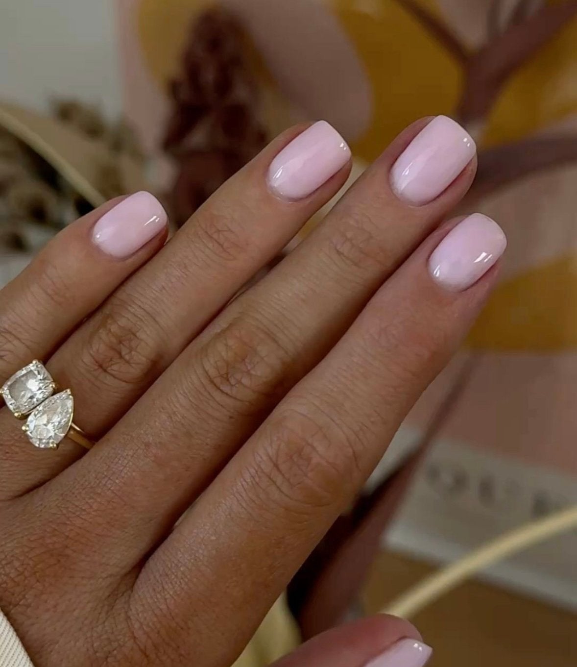 Verzorgde Biab/gel nagels, Ophalen of Verzenden, Zo goed als nieuw, Overige kleuren, Handen en Nagels