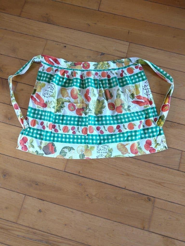 keukenschort, Huis en Inrichting, Keuken | Textiel, Ophalen, Gebruikt, Wasbaar, Schort