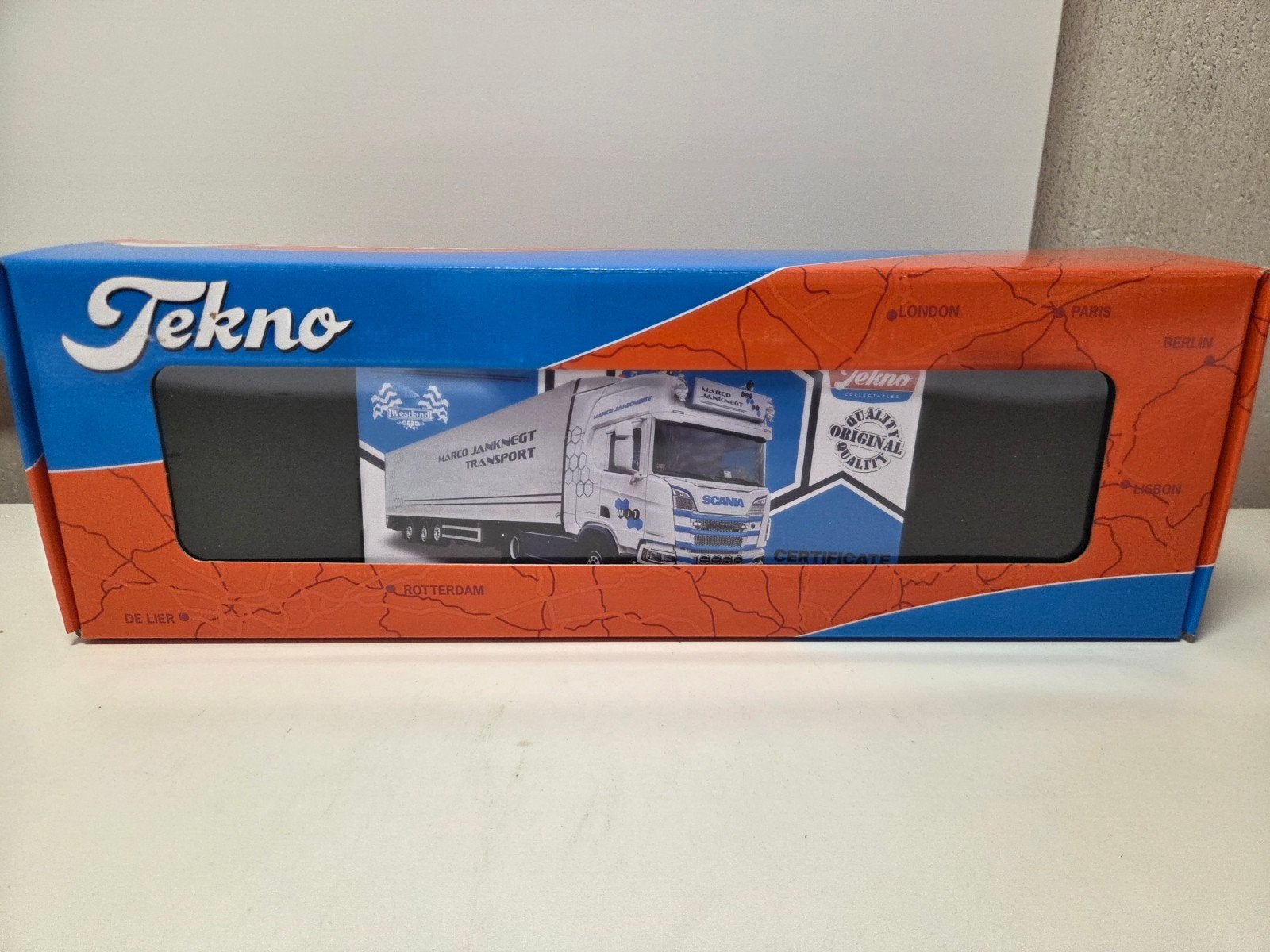Tekno Scania R Marco Janknegt, Ophalen of Verzenden, Nieuw, Bus of Vrachtwagen, Tekno