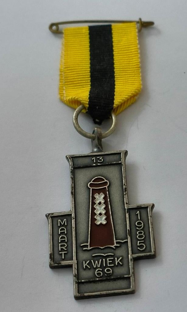 Wandelmedaille Kwiek 69(3), Ophalen of Verzenden, Overige materialen, Nederland
