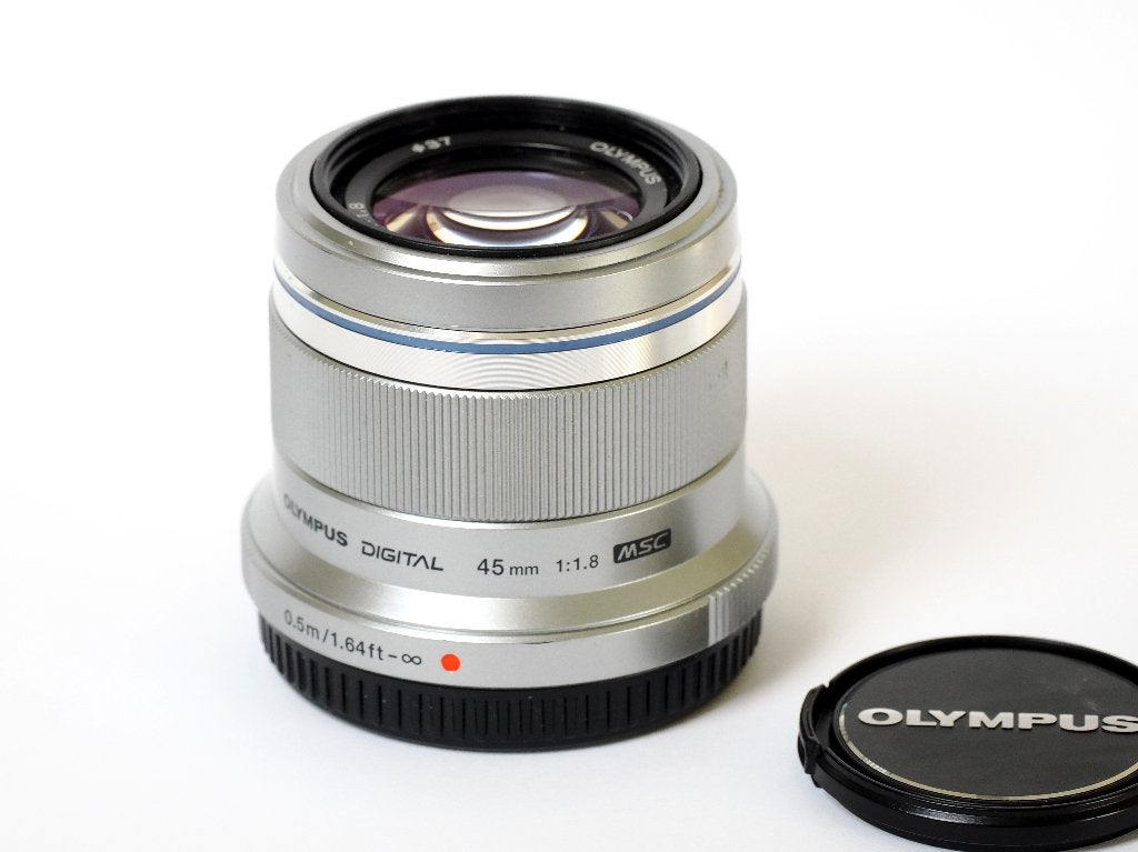 Olympus M.Zuiko Digital 45 mm F1.8, zgan, Audio, Tv en Foto, Fotografie | Lenzen en Objectieven, Ophalen of Verzenden, Zo goed als nieuw