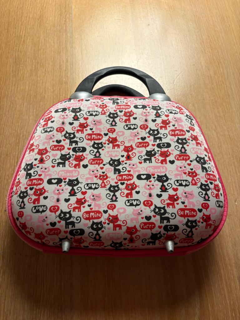 Leuke make-up koffer met kattenprint, Kinderen en Baby's, Kindermode-accessoires, Ophalen of Verzenden, Zo goed als nieuw