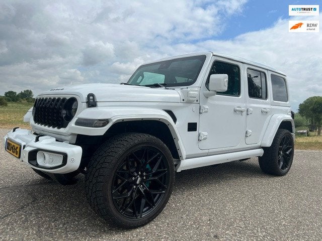 Jeep WRANGLER UNLIMITED 4xe 380 Sahara soft-top cabrio AUTOM, Auto's, Jeep, Automaat, 1508 kg, Euro 6, 4 cilinders