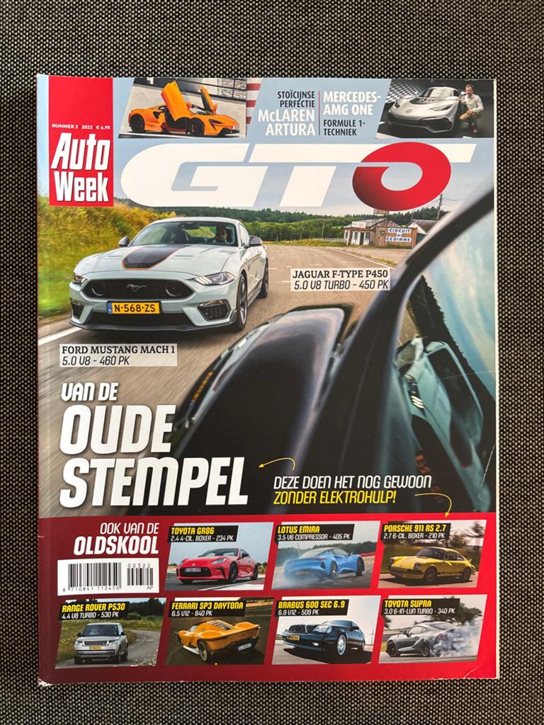 AutoWeek GT Nummer 3 2022 - Mustang, F-Type, McLaren, Ophalen of Verzenden, Nieuw