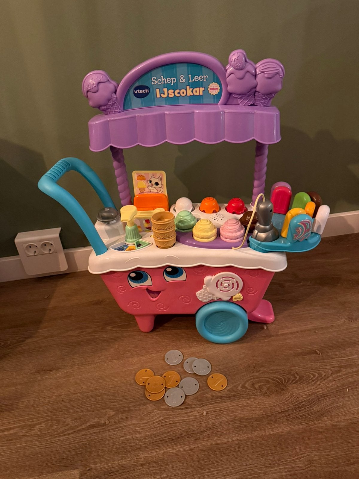 Vtech ijssalon deluxe, Ophalen, Zo goed als nieuw, 6 maanden tot 2 jaar