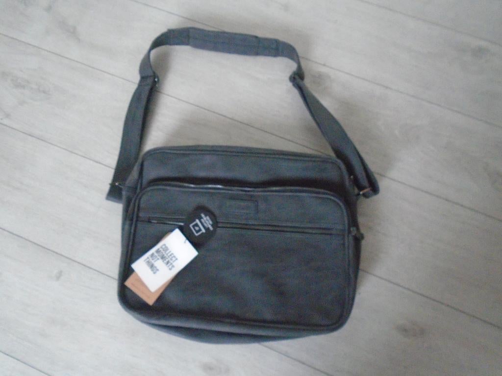 Enrico Benetti Leren Grote Laptoptas 17" Nieuw, Meerdere vakken, Verzenden, Grijs, 17 inch of meer
