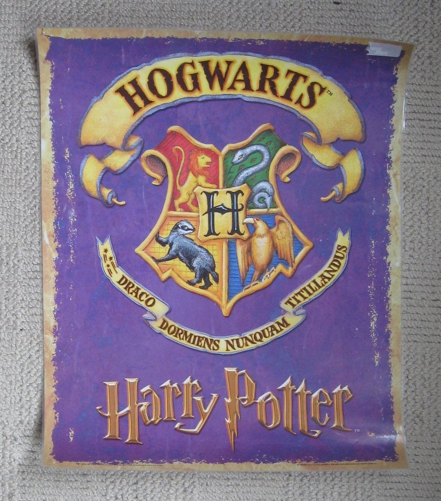 geplastif. Poster / ansichtkaarten / plaemat - Harry Potter, Ophalen of Verzenden, Gebruikt, Boek of Poster