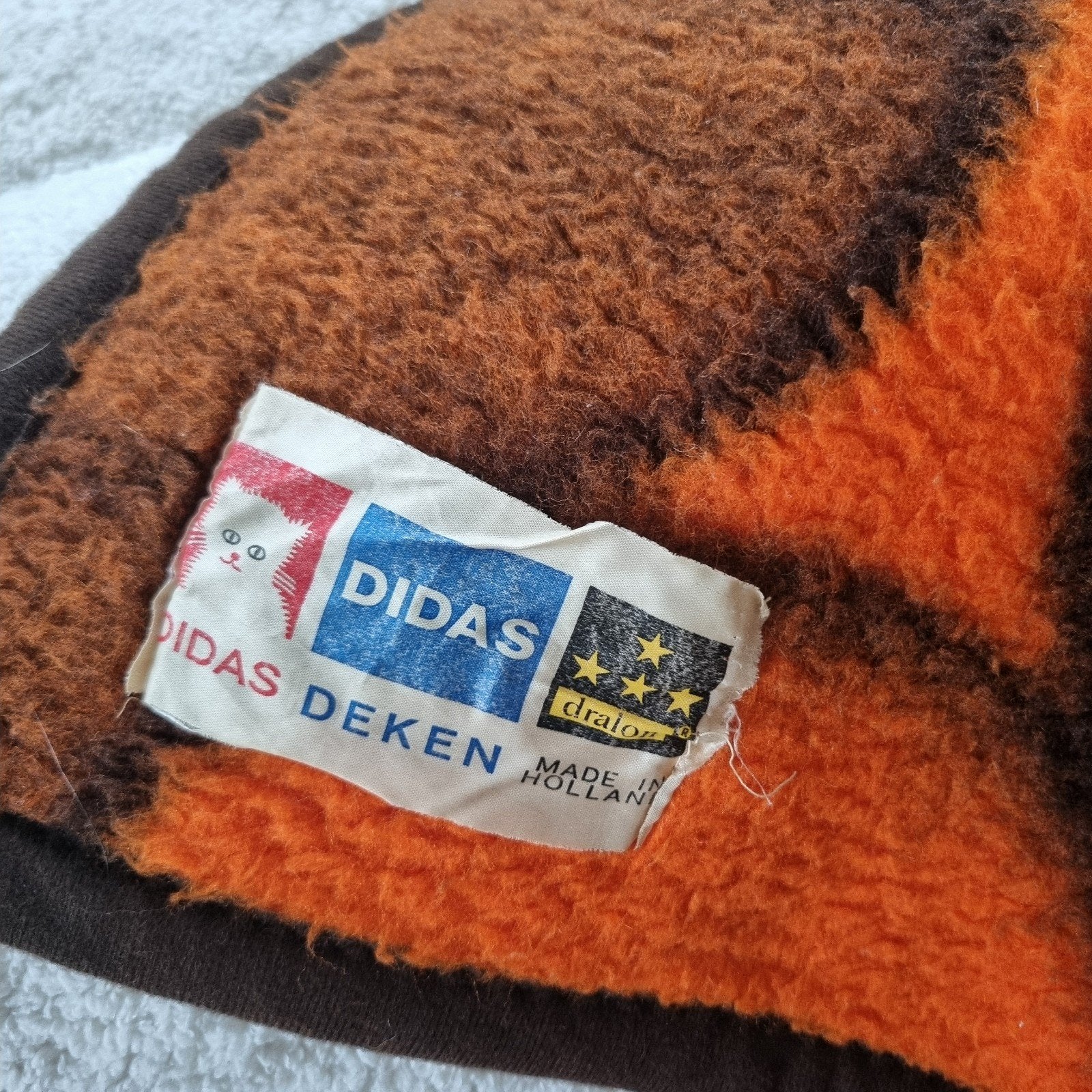 vintage Didas deken, Ophalen of Verzenden, Gebruikt