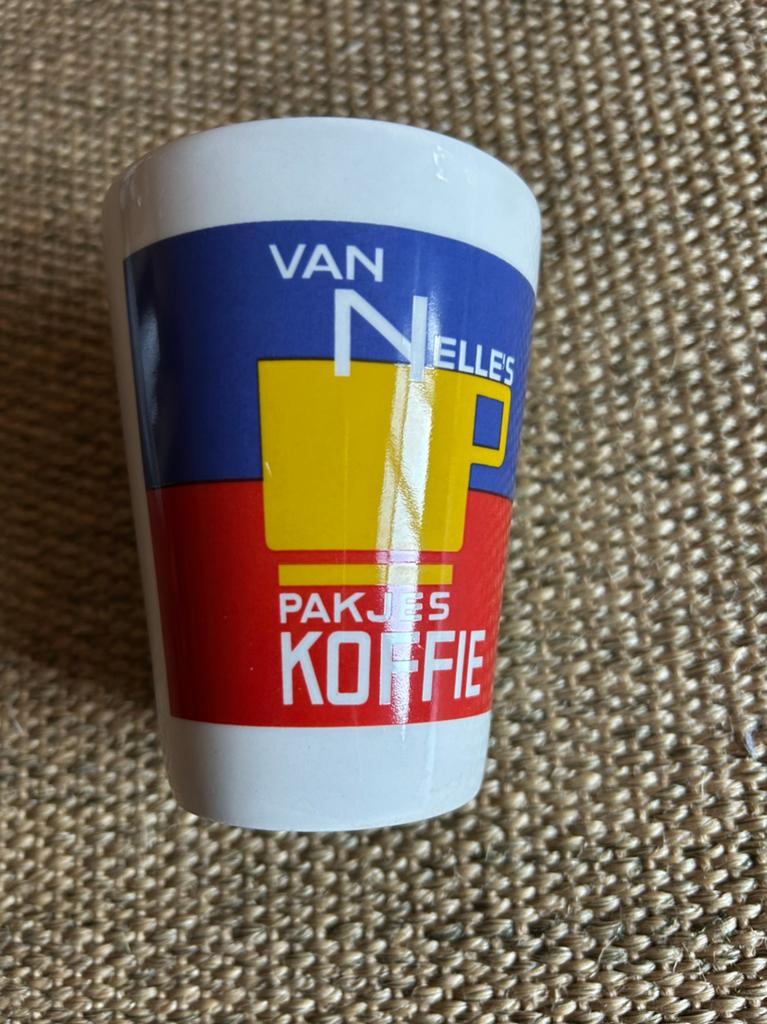 Van Nelle’s koffie pakjes mok zgan, Ophalen of Verzenden, Zo goed als nieuw, Gebruiksvoorwerp