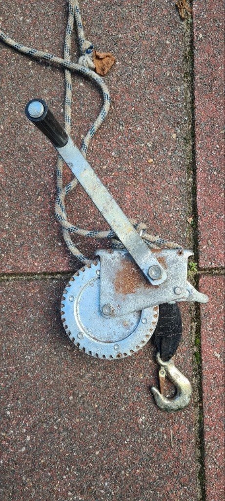 Handlier met 5 meter band, Ophalen of Verzenden, Gebruikt, Handmatig