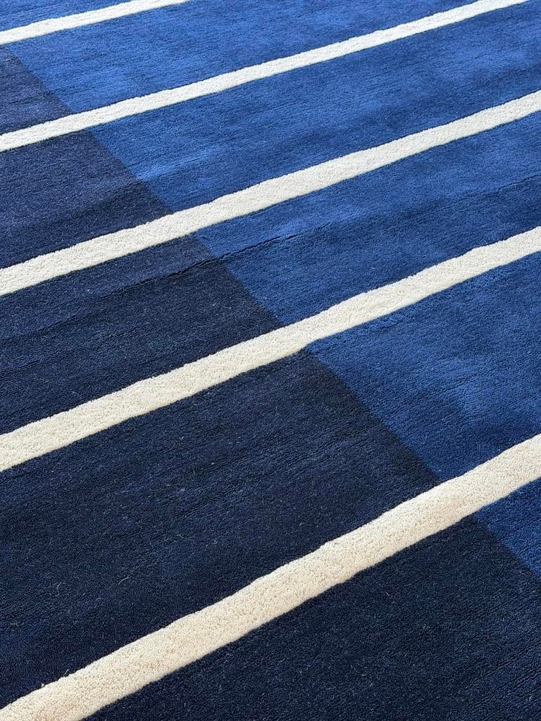 Brink en Campman Marimekko  tapijt Deep Blue 170 x 240 NIEUW, Ophalen, 150 tot 200 cm, Rechthoekig, Nieuw