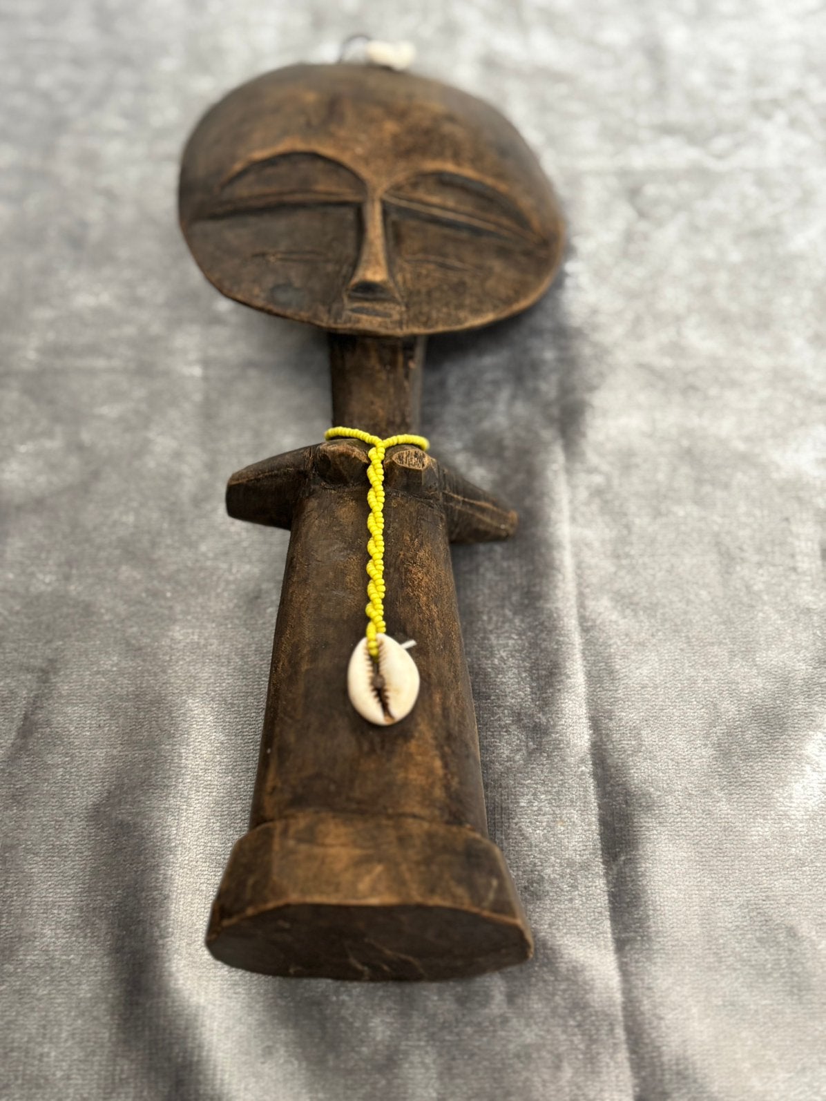 Vintage houten Ashanti Akuaba Vruchtbaarheidspop Ashanti, Ophalen of Verzenden
