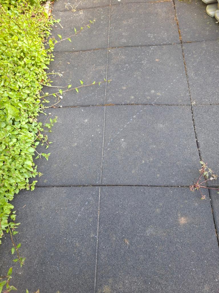 Rubber tegels 50x50 cm - 63 stuks, Ophalen of Verzenden