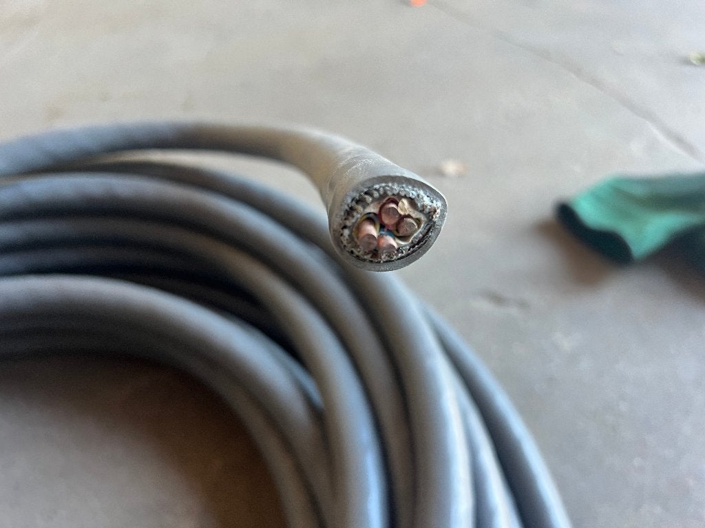 10 meter grondkabel 4x10mm2 + aarde, Ophalen of Verzenden, Nieuw, Kabel of Snoer