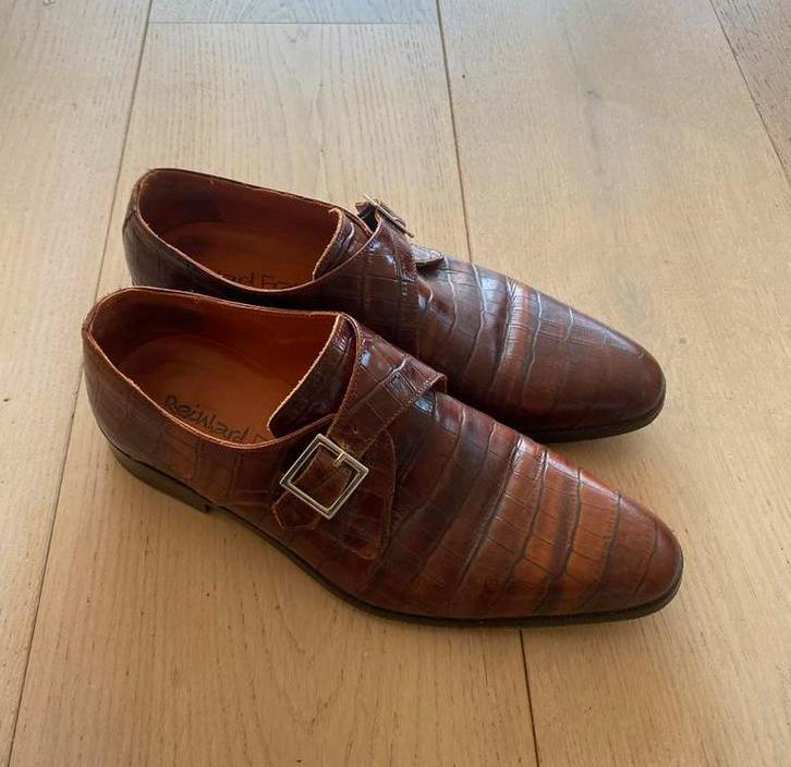 Reinhard frans 39 nieuwstaat, Bruin, Ophalen of Verzenden, Gespschoenen, Zo goed als nieuw
