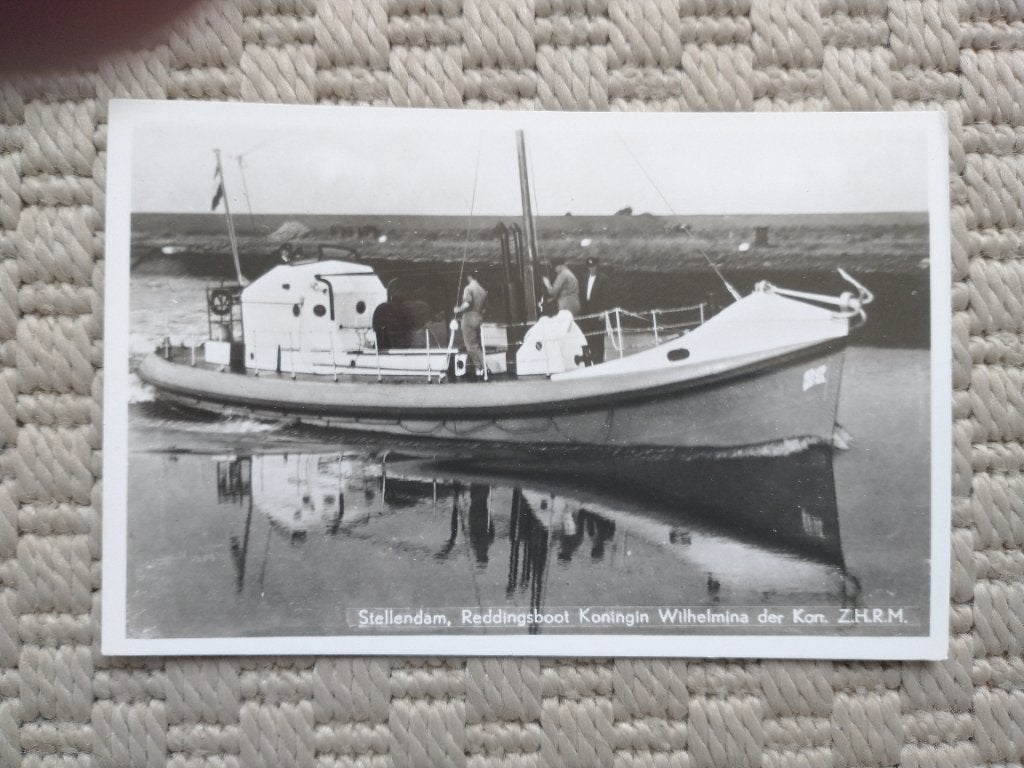Stellendam reddingsboot Kon. Wilhelmina Z.H.R.M, Verzamelen, Verzenden, Ongelopen, Zuid-Holland