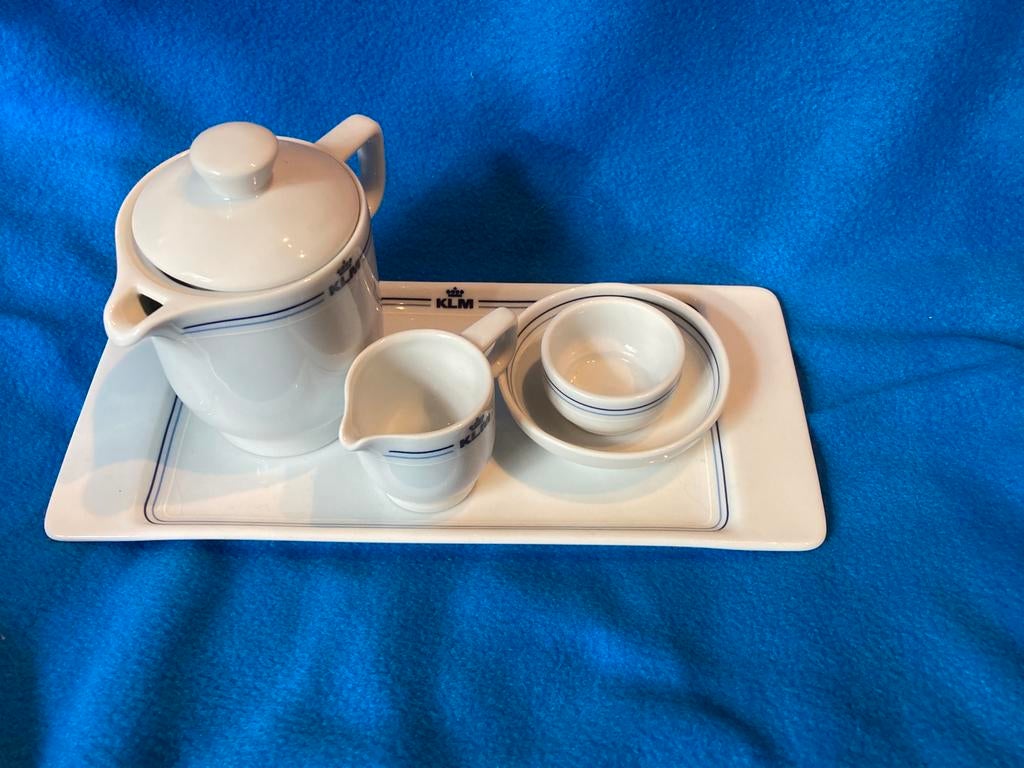 KLM Royal Class (1e Klas) Koffie-Thee Servies, Ophalen, Nieuw, Overige typen