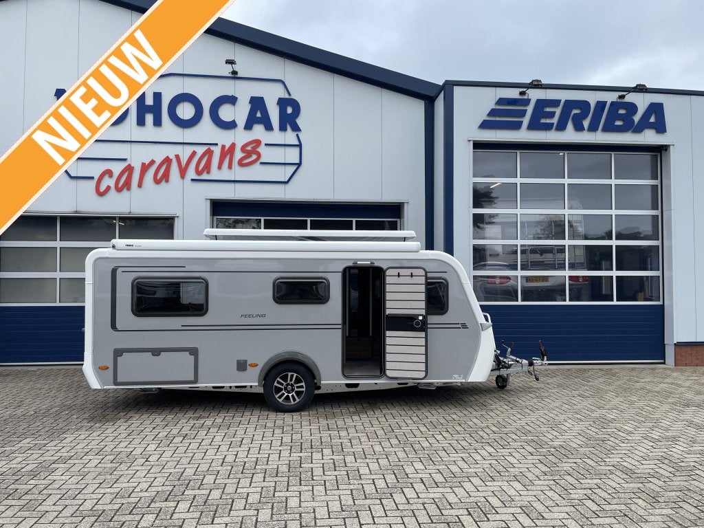 Eriba Feeling 442, Caravans en Kamperen, Caravans, Overige typen, Standaardzit, Schokbreker, Bedrijf
