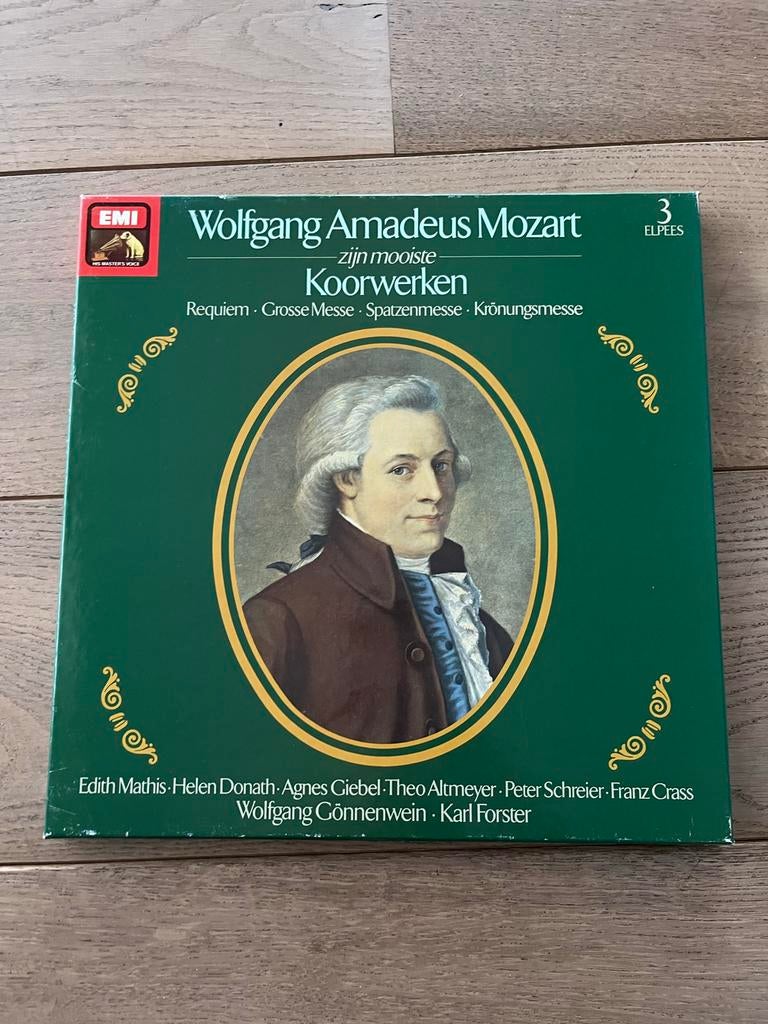 Mozart: Zijn Mooiste Koorwerken - 3 LP Boxset EMI, Cd's en Dvd's, Vinyl | Klassiek, Gebruikt, Classicisme, Vocaal, 12 inch, Ophalen of Verzenden