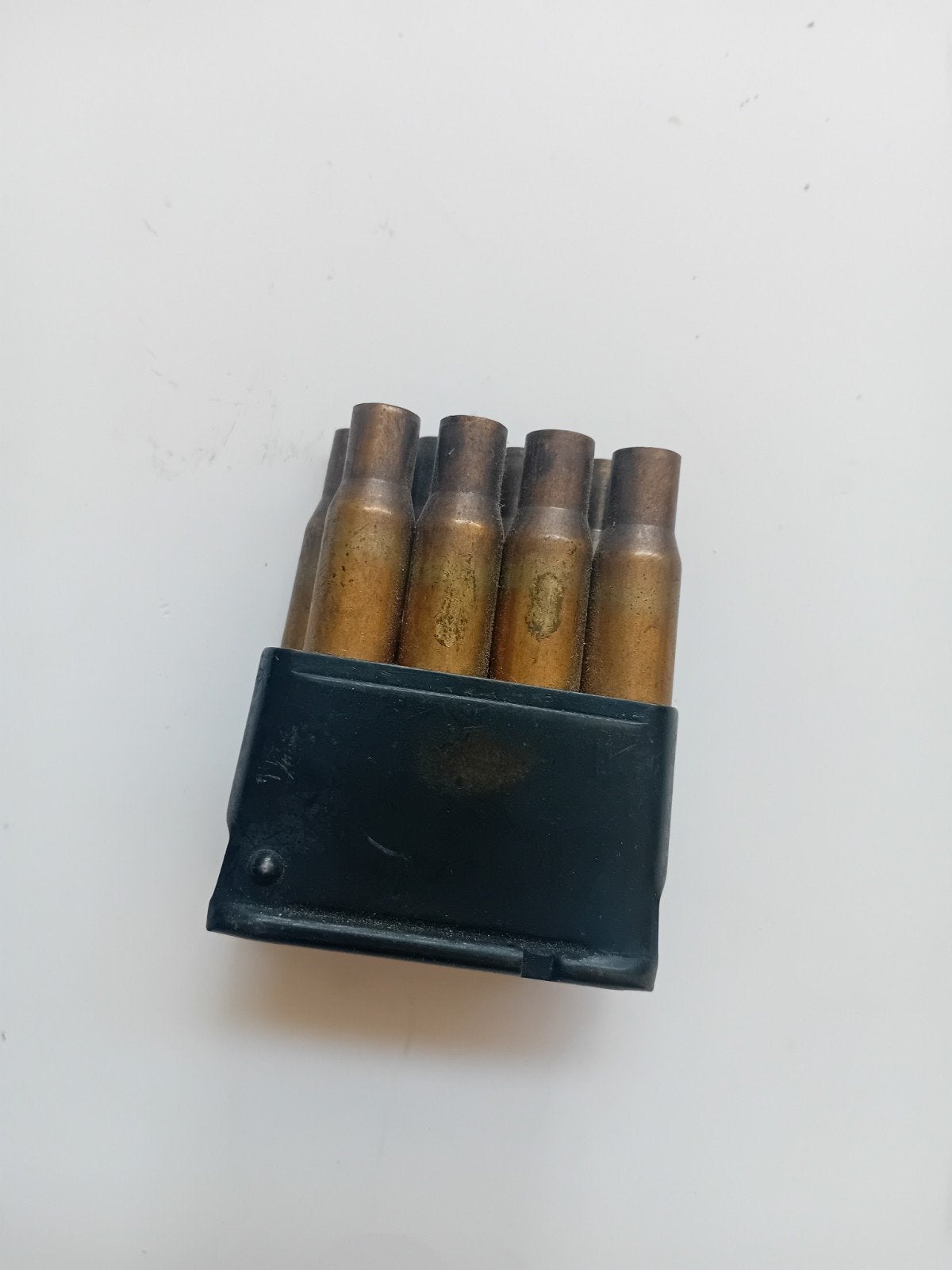 M1 Garand Clip met Hulzen (Naoorlogse Clip), Ophalen of Verzenden, Landmacht, Amerika, Hulzen of Bodemvondsten