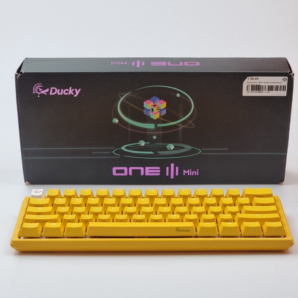 Ducky One 3 Mini Yellow Toetsenbord | In Nette Staat