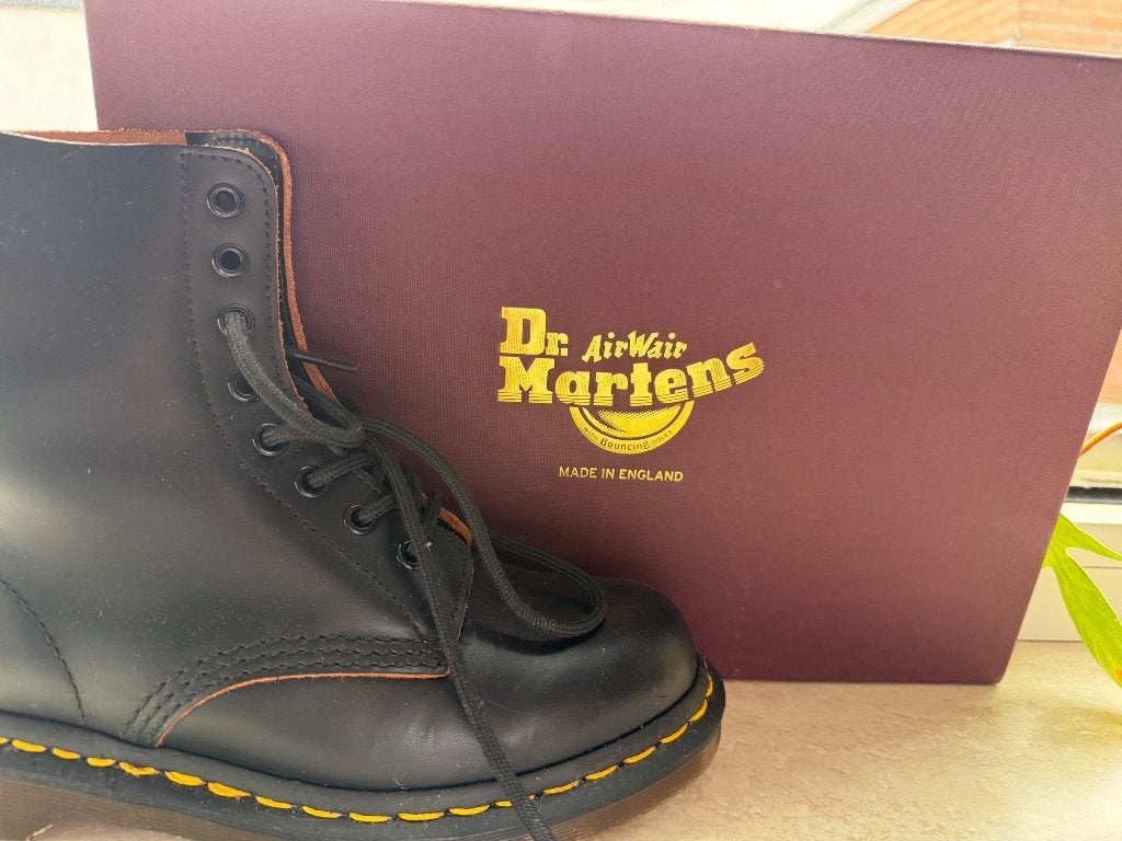 Dr Martens Vintage 1460, Zwart, Lage of Enkellaarzen, Nieuw, Ophalen of Verzenden