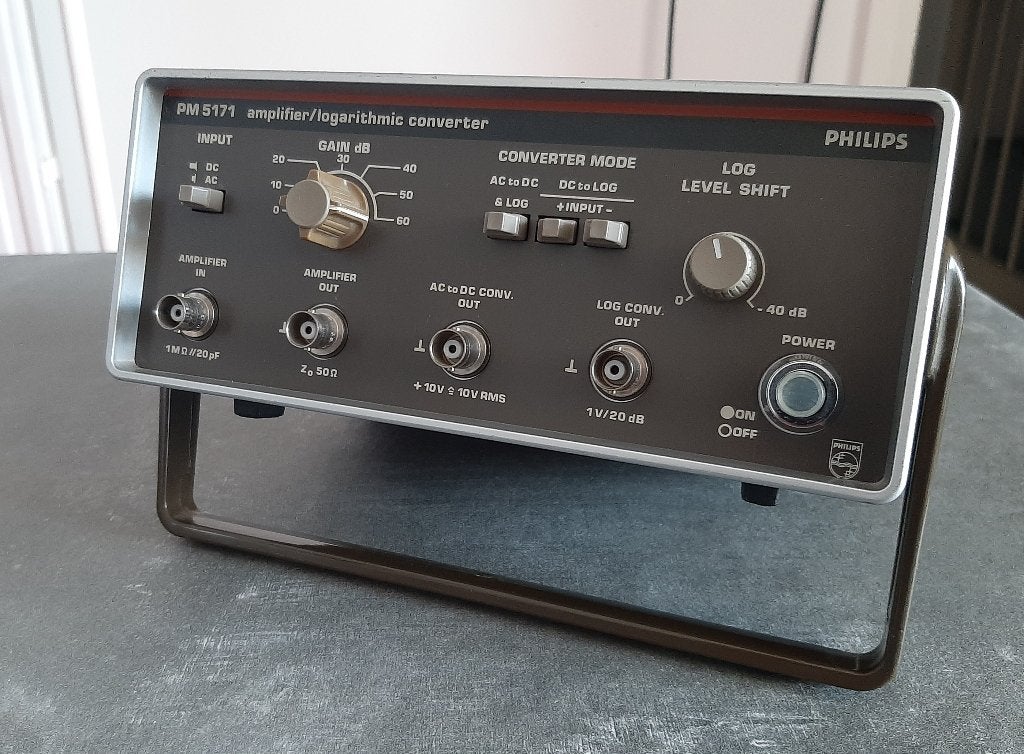 Philips PM5171 Amplifier/Logarithmic Converter, Ophalen of Verzenden, Gebruikt, Elektriciteit