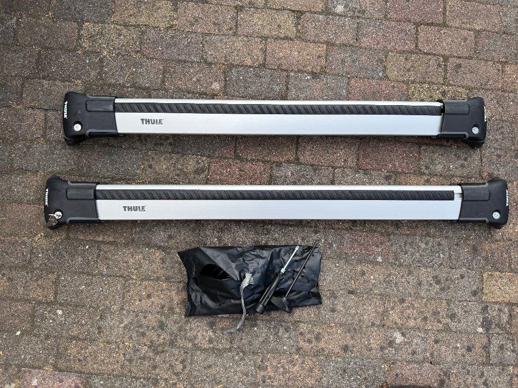 Dakdrager Thule WingBar Edge 9584 voor oa VW Tiguan, Auto diversen, Dakdragers, Gebruikt, Ophalen