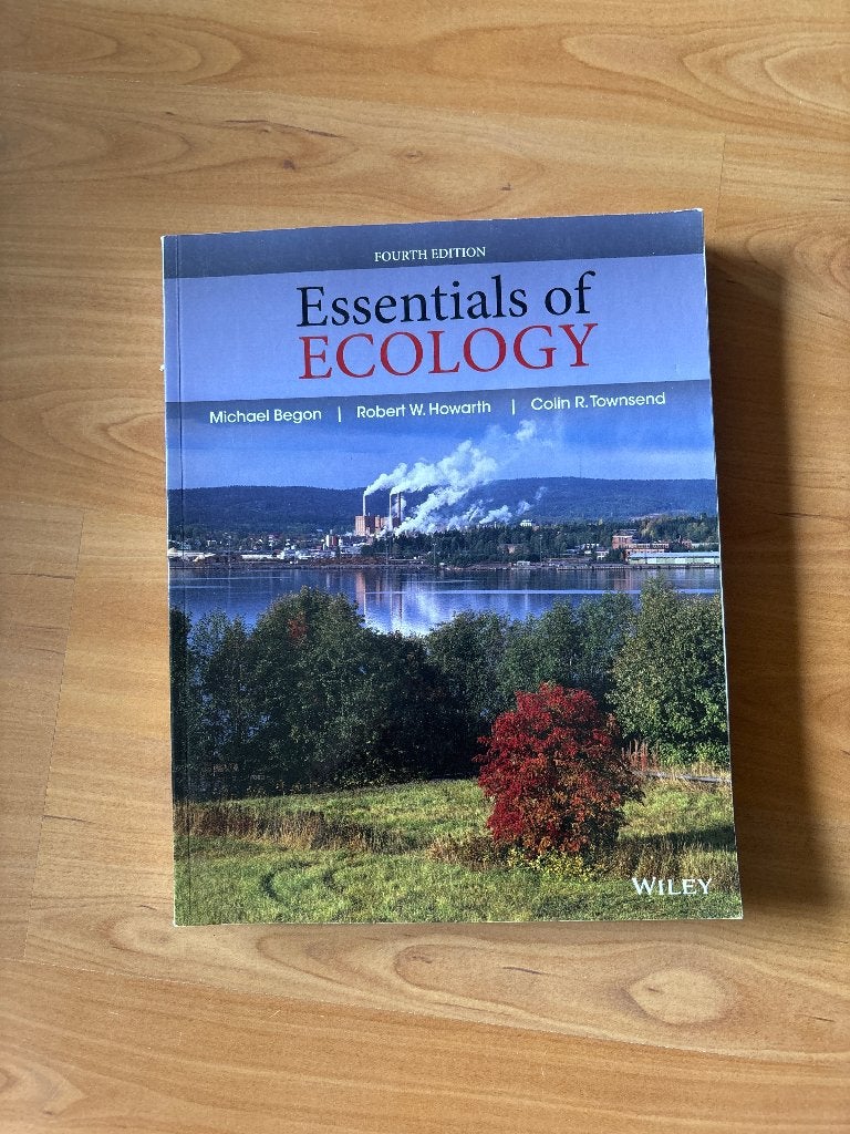 Essentials of ecology (4th edition), Ophalen of Verzenden, Zo goed als nieuw, Overige niveaus, Diverse auteurs