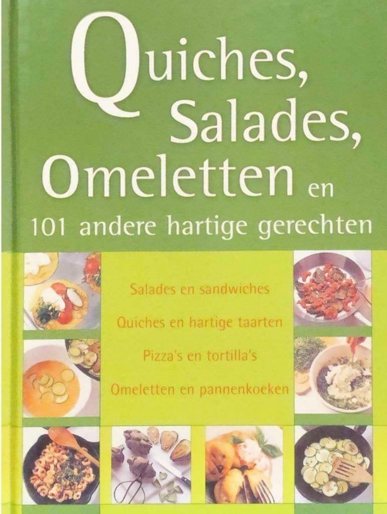 Quiches, salades, omeletten en 101andere hartige gerechten, Boeken, Ophalen of Verzenden, Zo goed als nieuw