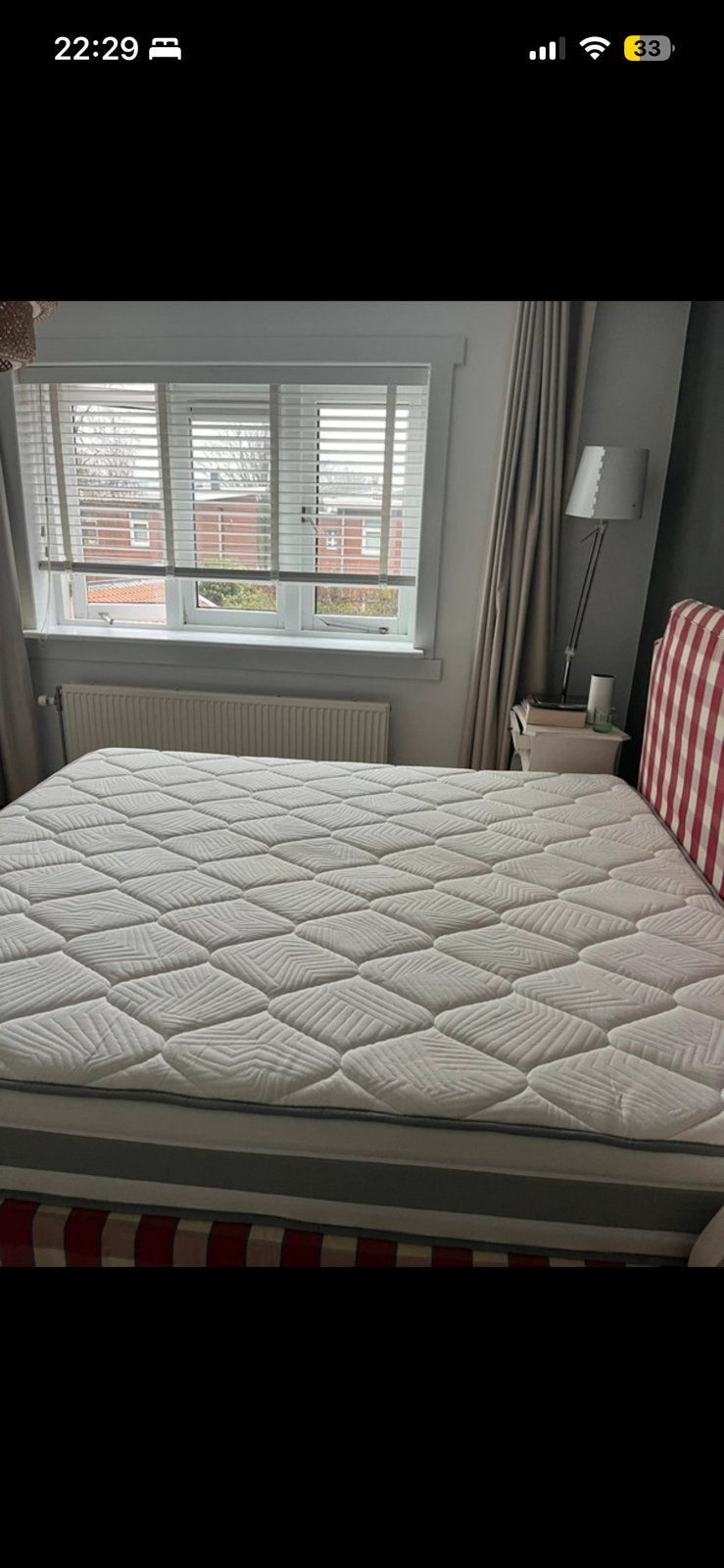 Unieke kans: Treca de Paris tweepersoonsbed met nieuw matras, Huis en Inrichting, Ophalen, Tweepersoons, Zo goed als nieuw, Overige maten