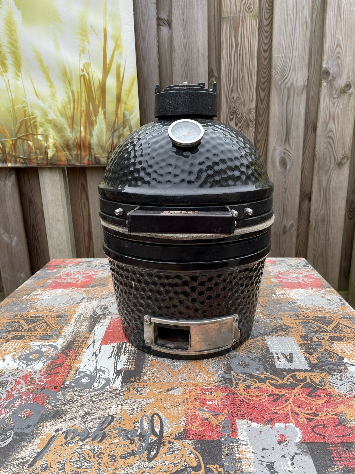 Dutch Outdoor Cooking Kamado BBQ - Compact en Compleet, Ophalen, Gebruikt