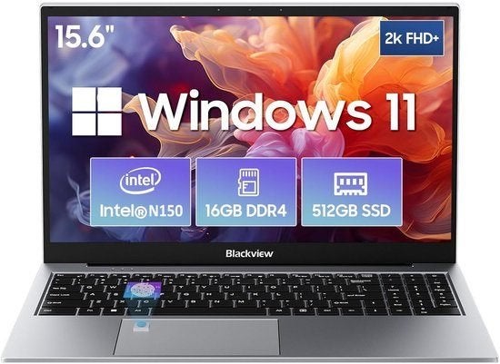 Blackview Acebook 8 laptop met Windows 11, Computers en Software, Windows Laptops, Met videokaart, Nieuw, SSD, 15 inch