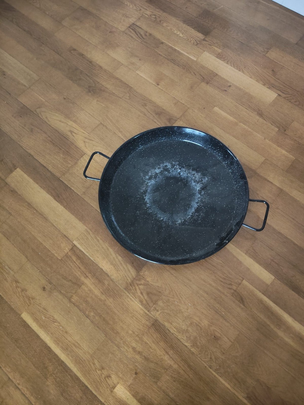 Grote paella pan, zwart, gebruikt, Ophalen, Gebruikt, Gietijzer
