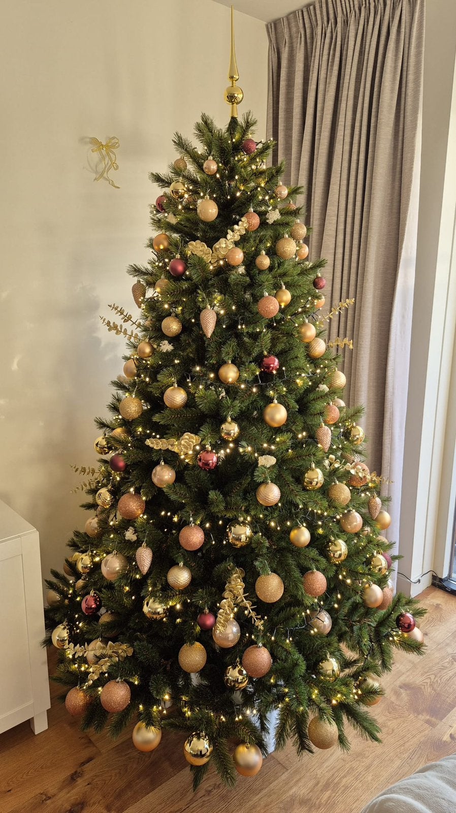 Kunst kerstboom 215 cm 140 diameter, Ophalen, Zo goed als nieuw