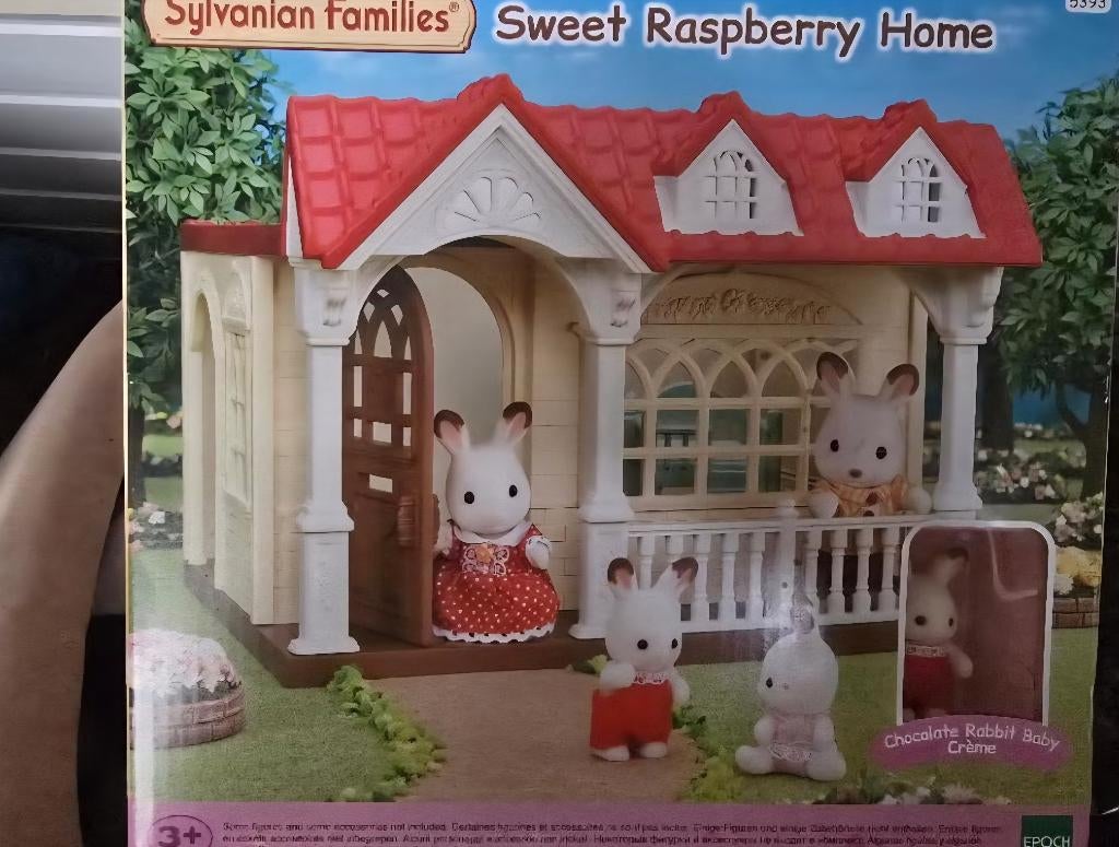 Sylvanian families sweet rasberry home, Kinderen en Baby's, Speelgoed | Poppenhuizen, Ophalen, Nieuw, Poppenhuis