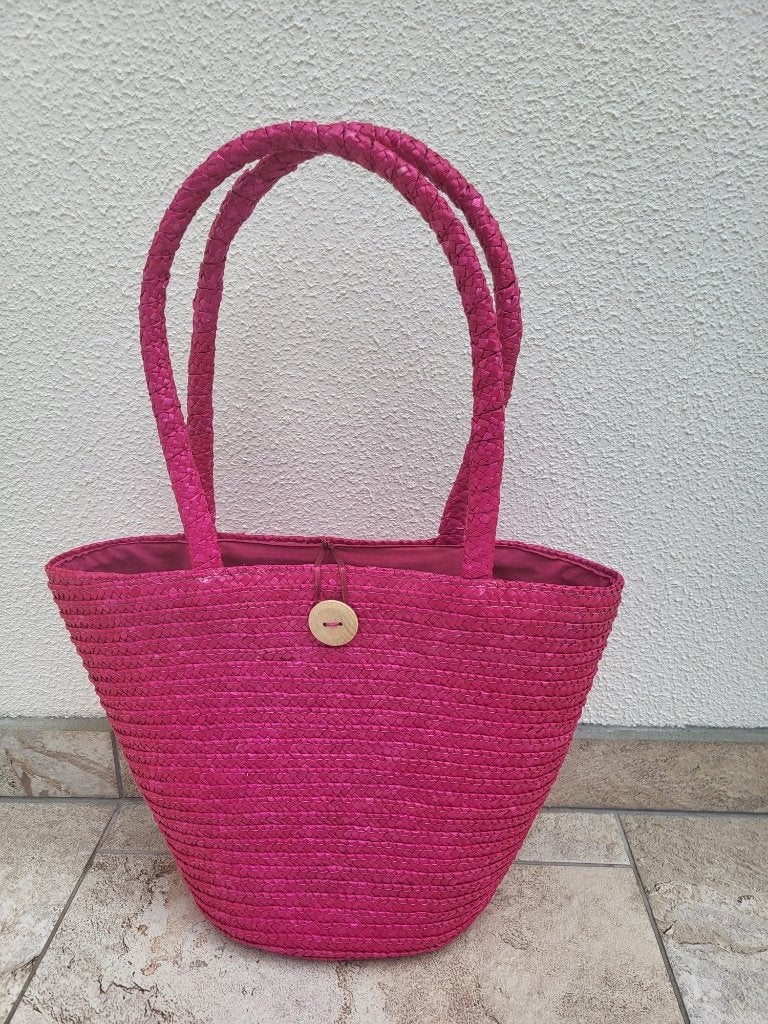 rose strandtas (ref;d387), Ophalen of Verzenden, Nieuw, Roze, Overige typen