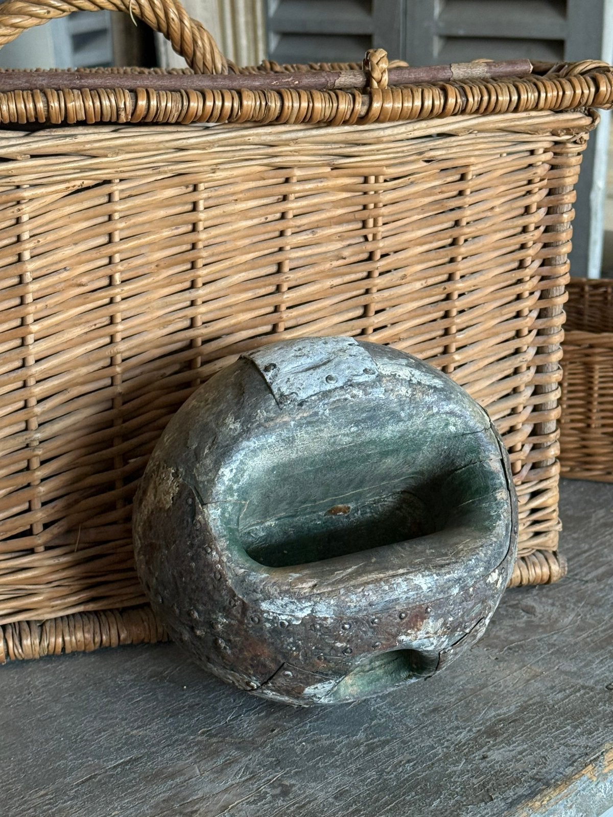 Antieke Bowlingbal, Ophalen of Verzenden